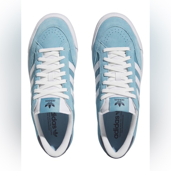 Men ADIDAS NORA Preloved Blue / Cloud White / Shadow Navy HP9746 Shoes - Picture 3 of 4